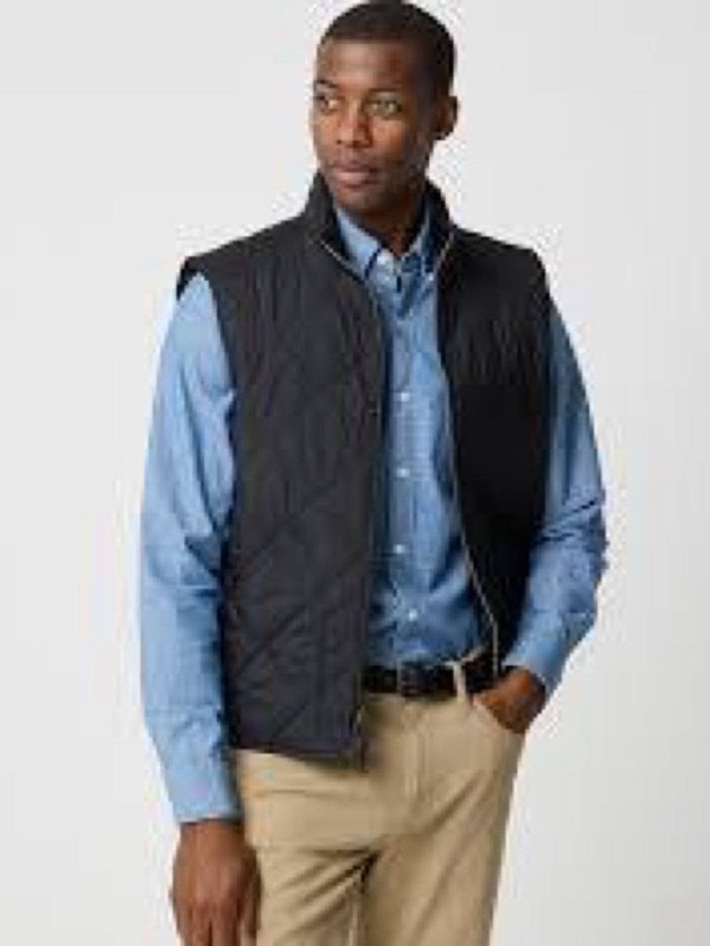 J.Crew Sussex PrimaLoft Quilted Vest Men’s M Corduroy Lined Heritage Like New